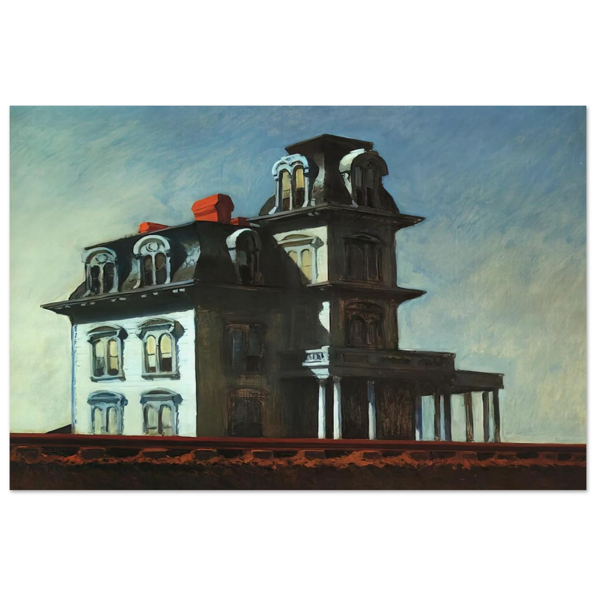 House by the Railroad Poster | Edward Hopper Poster | Edward Hopper Print
