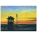 Railroad Sunset Poster | Edward Hopper Poster | Edward Hopper Print