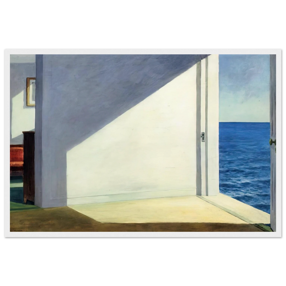 Rooms By The Sea Framed Poster | Edward Hopper Framed Prints Wall Art | Edward Hopper Print