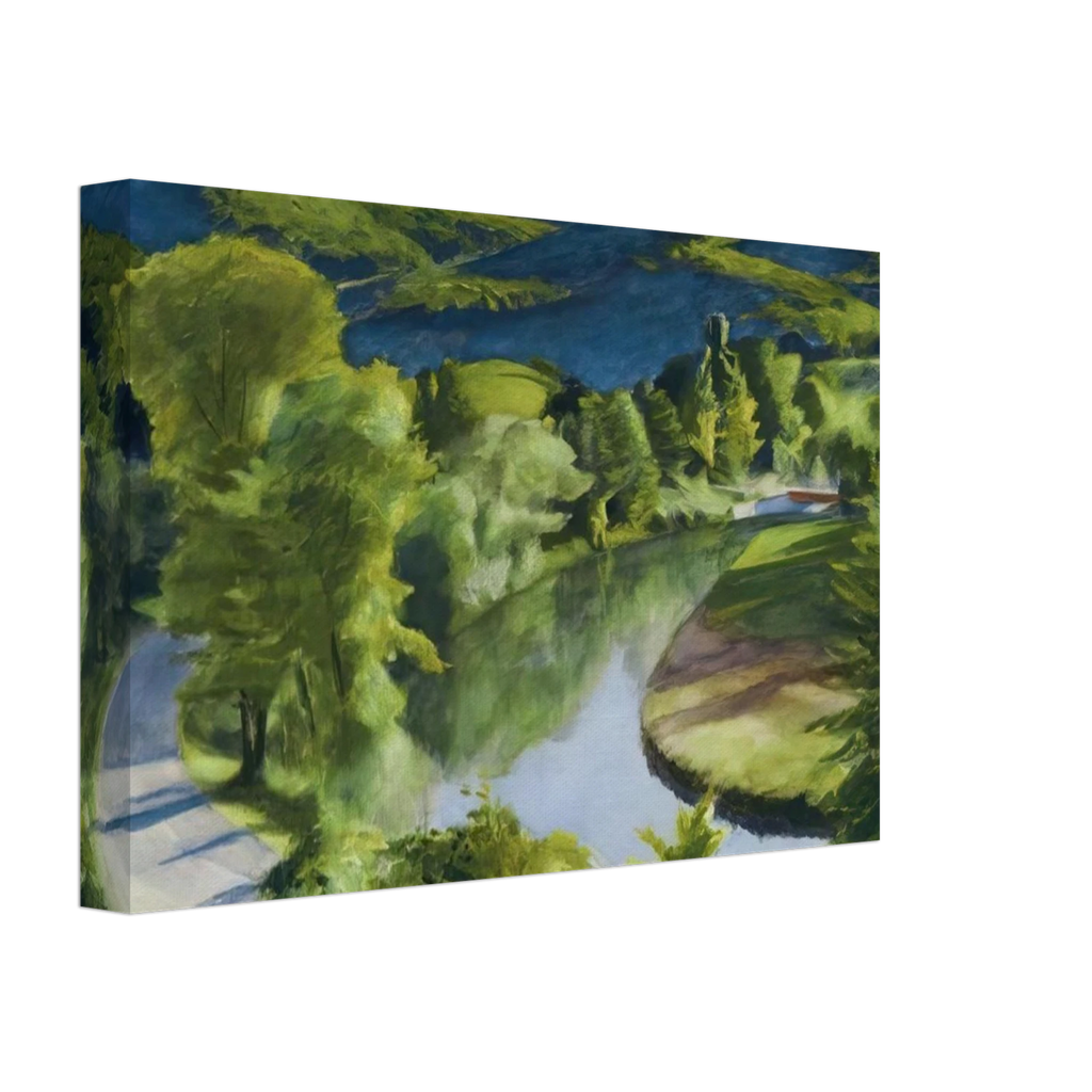 First Branch of the White River, Vermont Canvas | Edward Hopper Canvas | Edward Hopper Print