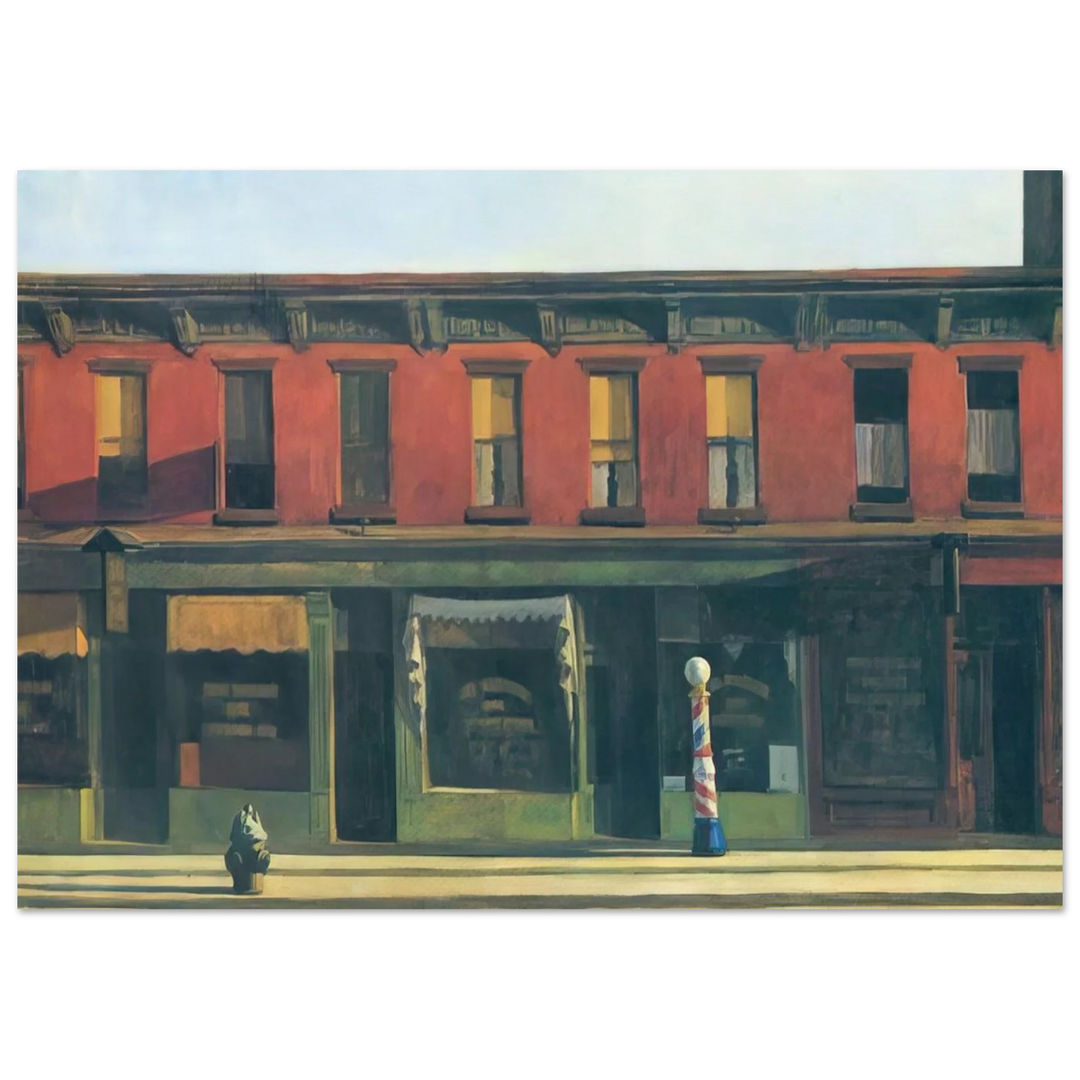 Early Sunday Morning Poster | Edward Hopper Poster | Edward Hopper Print